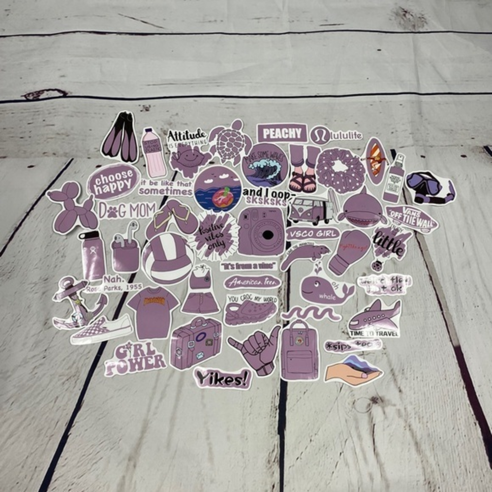 Purple Themed Sticker Bundle‎